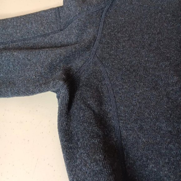 Patagonia Better Sweater M Jacket Full Zip Knit Fleece Pink Flower Patch READ - Picture 15 of 16